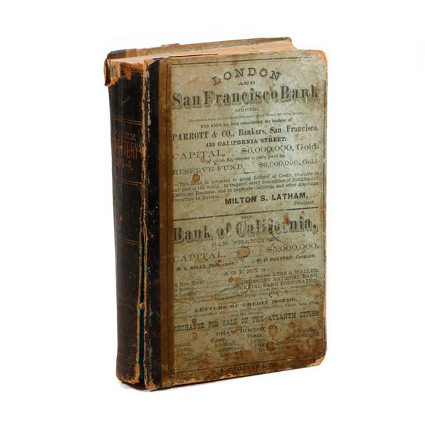 Virginia & Truckee Railroad Directory, 1873.