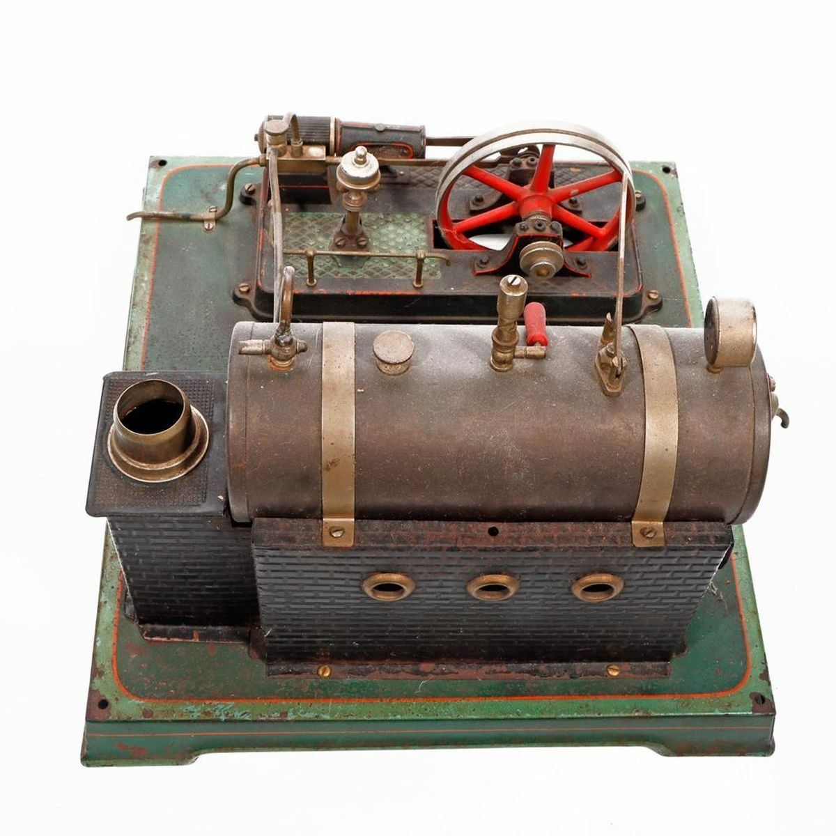 Doll et Cie. Toy Stationary Steam Engine.