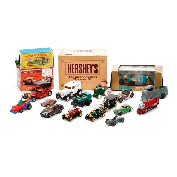 Assorted Model Vehicles including Matchbox, Brumm/revival, Ertl, Hot Wheels, Tootsietoy, etc.