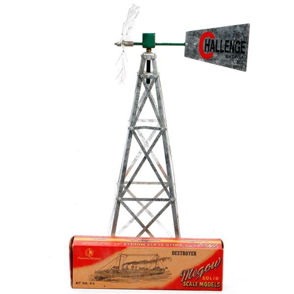 Megow K-6 Kit: Destroyer and Galvanized Steel Windmill