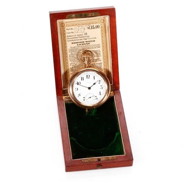 E. Howard GF Keystone Railroad Grade Pocketwatch