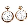 Image 1 : Two Open-Faced Railroad Pocketwatches