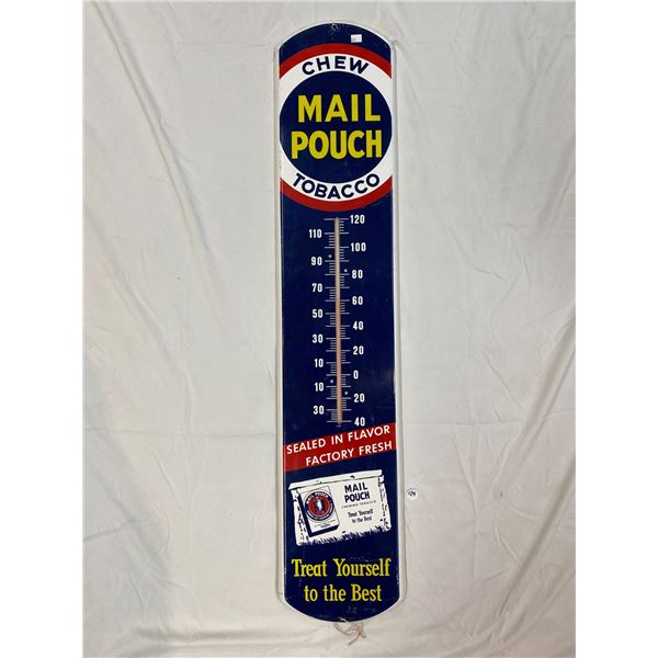 Vintage Mail Pouch Tobacco Thermometer