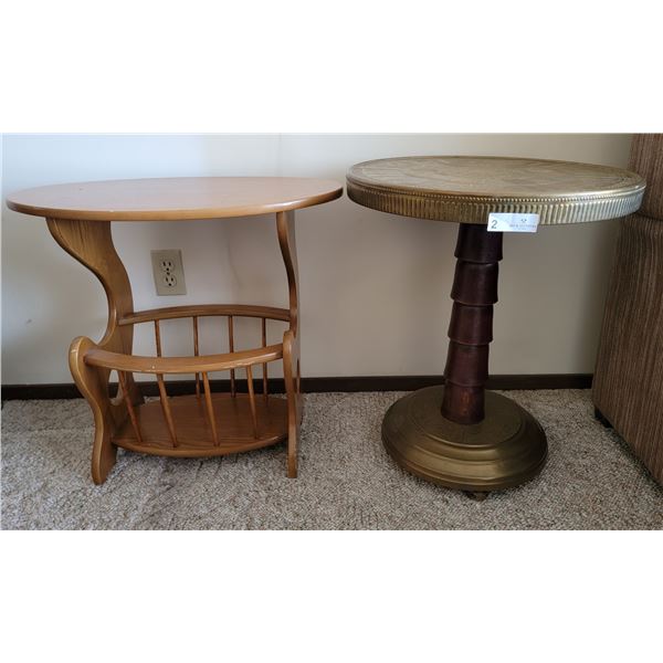 A Pair Of Excellent Accent Tables (Egyptian Decor)