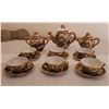 Image 3 : A Beautiful Tea Set With A Chinese Aesthetic ( Tea Pot, Creamer, Sugar, Cups, And Saucers )