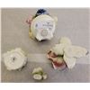 Image 3 : A Beautiful Assortment Of Porcelain (Flower Decor) Ornaments