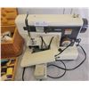 Image 2 : A Vintage Sewing Machine By Brother, With Sewing Kit/Assorted Sewing Accessories