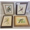 Image 1 : An Assortment Of Hand-Painted Bird Paintings And One Cross Stitched Bird Picture