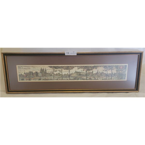 A Stunning Landscape Portrait Of 1800's Amsterdam