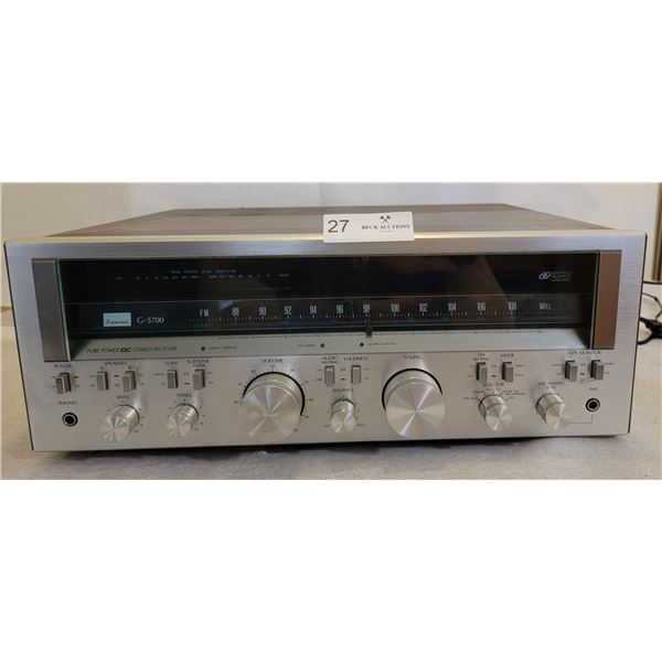 A G-5700 Pure Power Stereo Receiver By Sansui