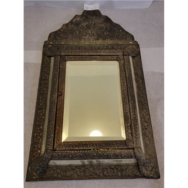 A Gorgeous, Wall Mounted, Mirror And Jewelry Holder.