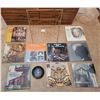 Image 1 : 10 Classic Assorted Records With Record Holder