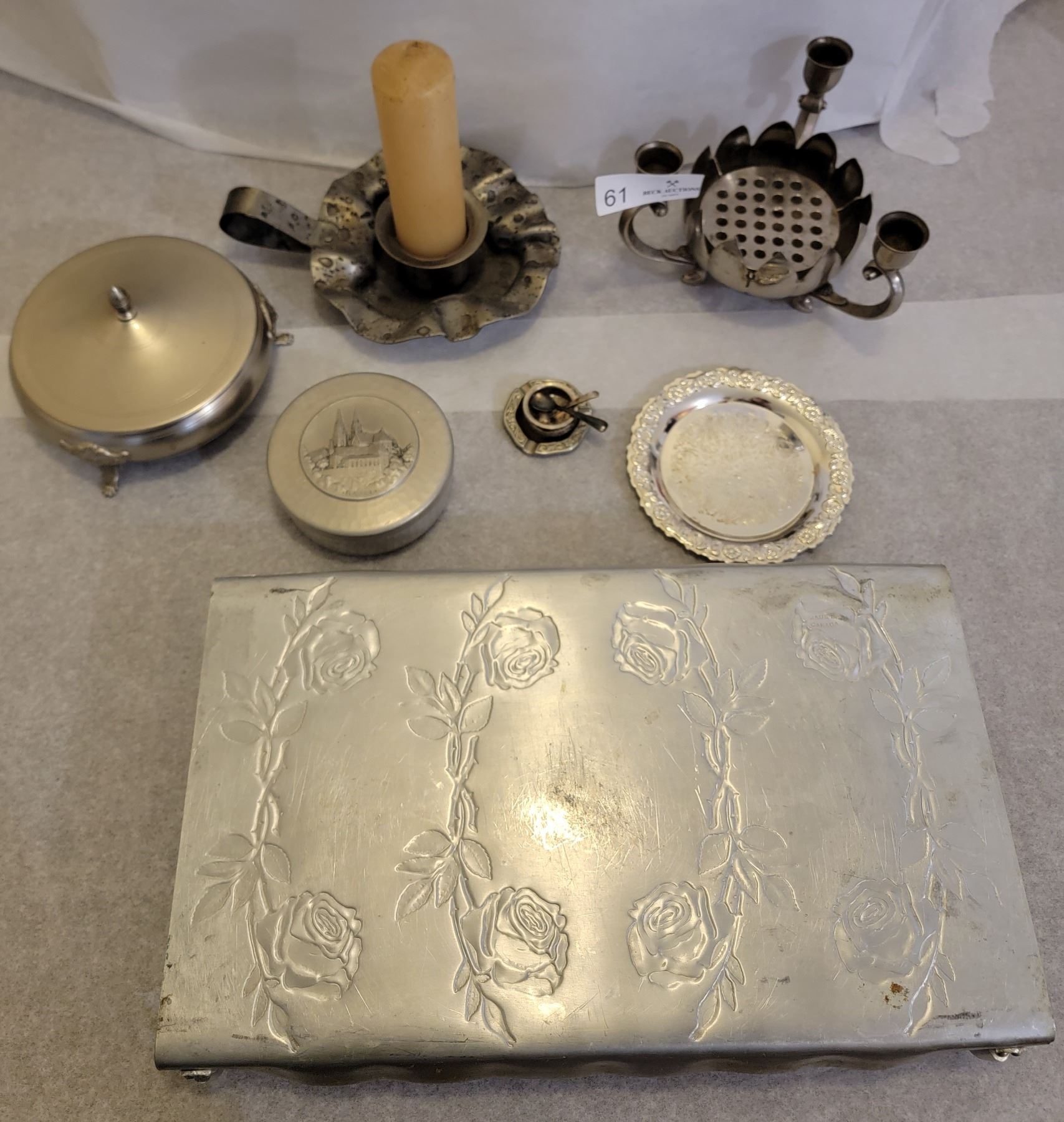 A Wonderful Assortment Of Metallic Items and Ornaments - Beck Auctions Inc.