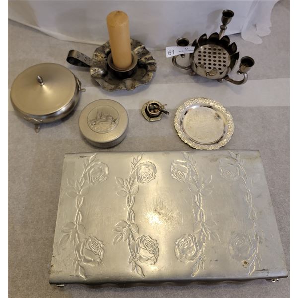 A Wonderful Assortment Of Metallic Items and Ornaments