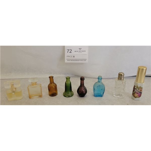 A Large Assortment Of Pretty And Mini Perfume Bottles