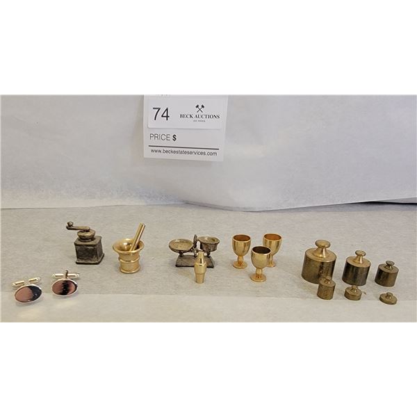 A Charming Assortment Of Metallic Ornaments