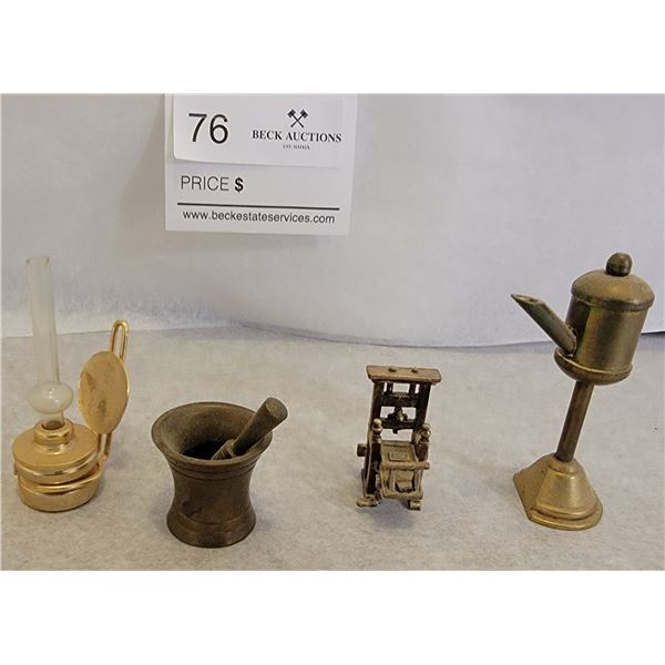 An Assortment Of Charming Brass Ornaments