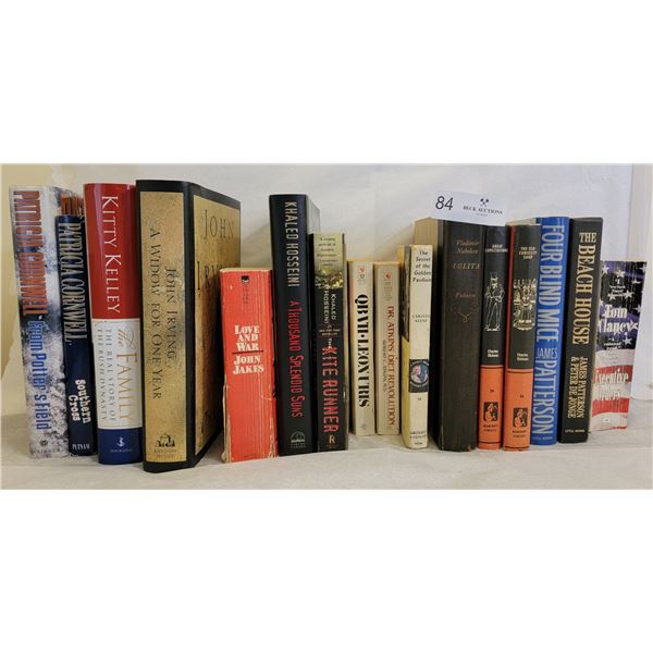 A Assortment Of Books By Prominent Authors (Dickens, Nabakov, James Patterson, Tom Clancy, Cornwell)