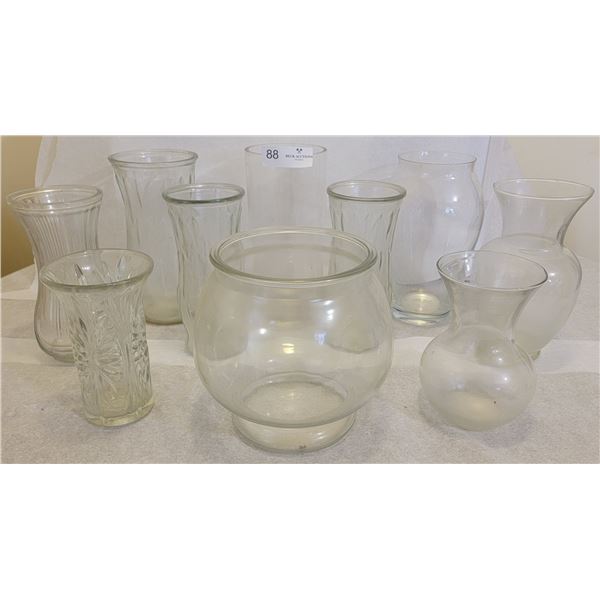 An Assortment Of Wonderful Glass Vases