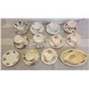 Image 1 : An Eye Catching Assortment Of Beautiful China (Tea Cups, Saucers, Creamers, Bowls, Sugar Bowl etc.)