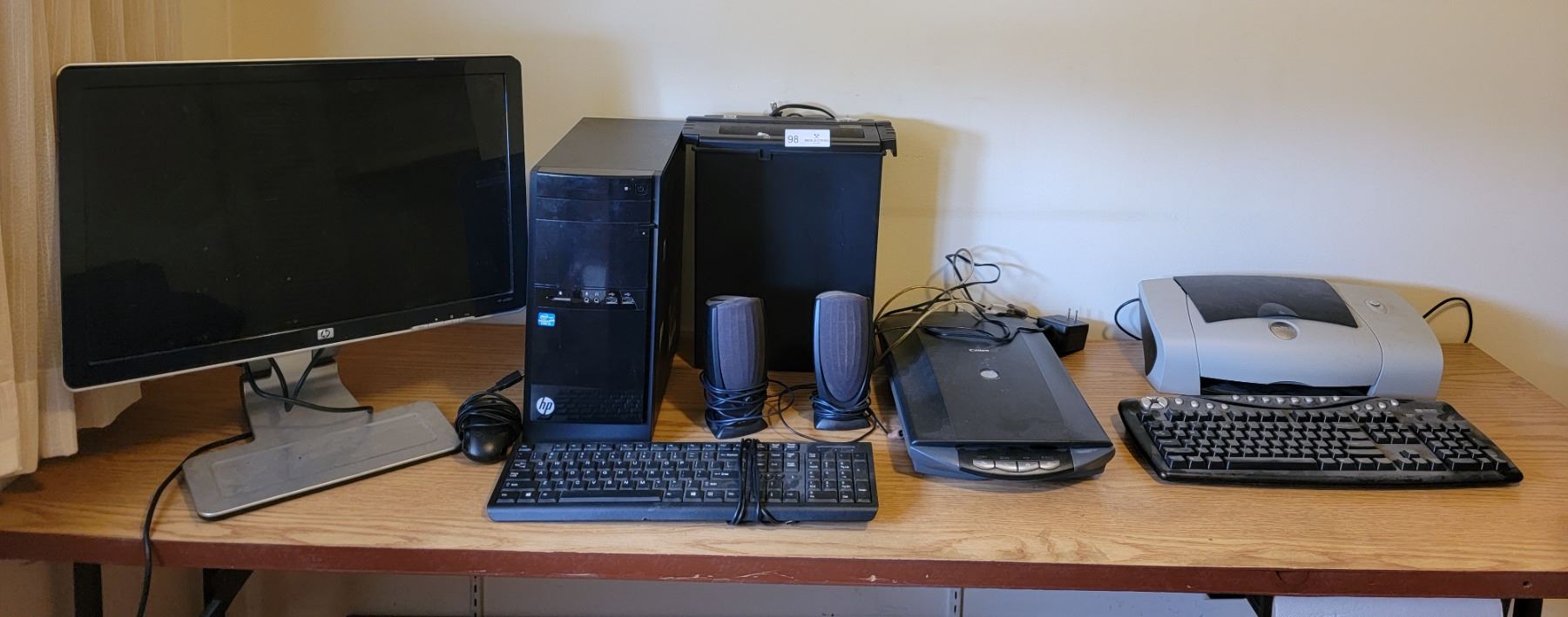 A HP Desktop Computer (hp 110-090) A 1TB Hard-drive, Monitor, Printer ...