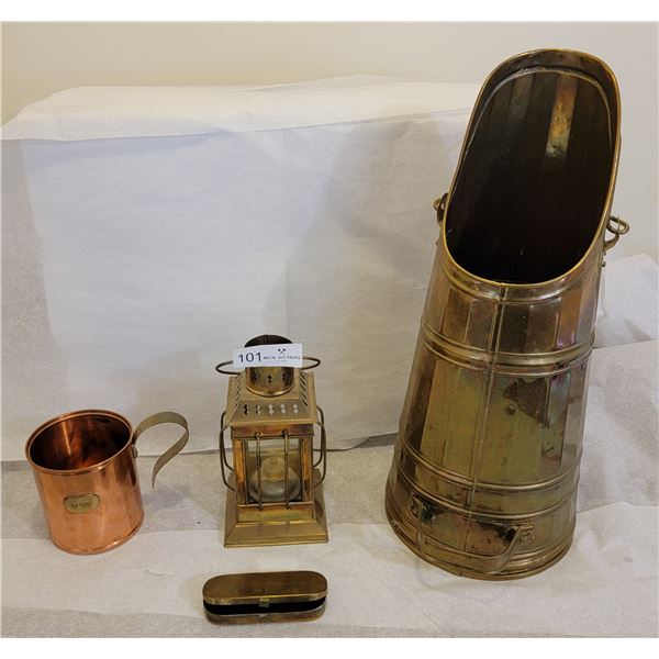 An Wonderful Assortment Of Brass Objects Beck Auctions Inc.