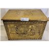 Image 1 : A Stunning Decorative Brass Chest, With Beautiful Velvet Lining.