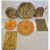 Image 1 : A Stunning Assortment Of Decorative Brass Plates/Plaques
