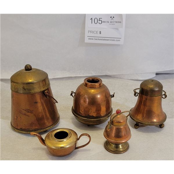 A Charming Assortment Of Copper Ornaments