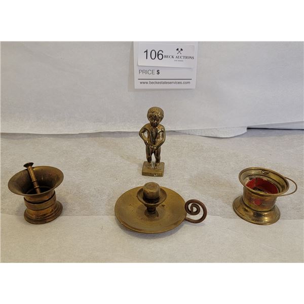 A Wonderful Assortment Of Brass Ornaments