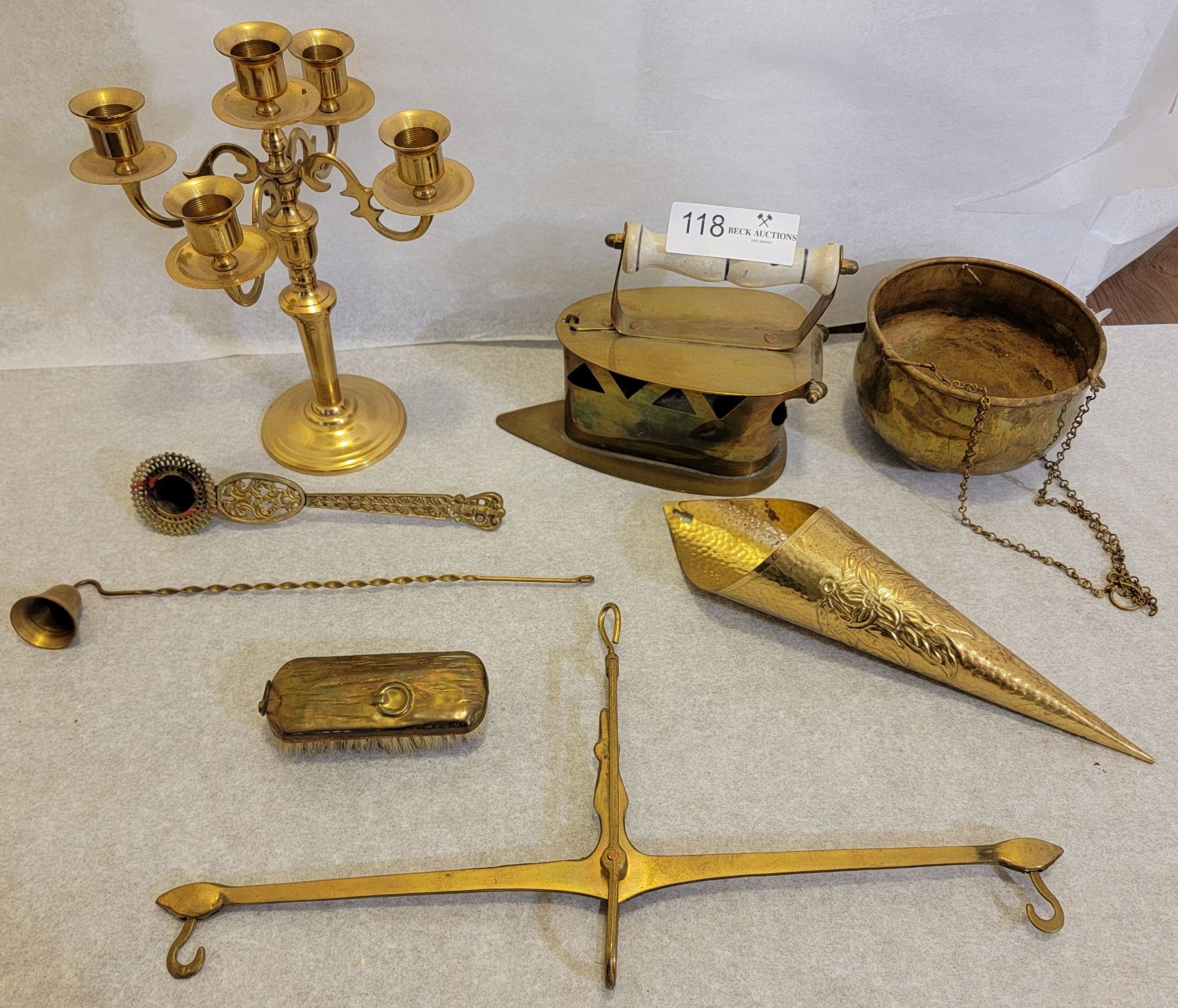 Wick Dipper Wickman Antique Brass - Candle Accessory With Gift Box Candle Trimmer