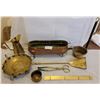 Image 1 : ANOTHER Wonderful Assortment Of Brass Items ( Water Pitcher, Ladle, Coat Hanger, Bowls etc.)