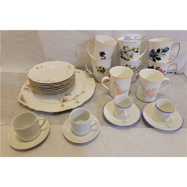 A Wonderful Assortment Of China (Plates, Saucers, Tea Cups)