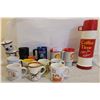 Image 2 : A Wonderful Assortment Of Coffee Mugs (Includes Thermus)