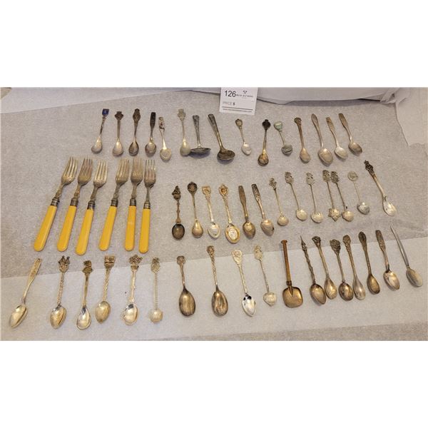 A Huge Assortment Of Vintage/Antique Collectible Spoons