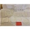 Image 1 : An Absolutely Beautiful Assortment Crystal/Glassware Decanters, Coasters, Serving Trays, And More!)