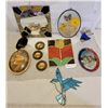 Image 1 : A Shimmering Assortment Of Wall Decor/Stained Glass