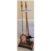 Image 2 : A Stunning Set Of Brass Fireplace Tools