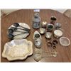 Image 1 : Assortment Of Unique Silver And Cast-iron Pieces