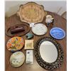 Image 1 : Decorative Plates With Wall Art  And Mirror