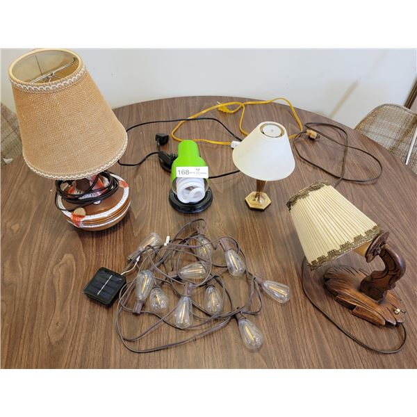Assortment Of Lamps And Lighting Fixtures