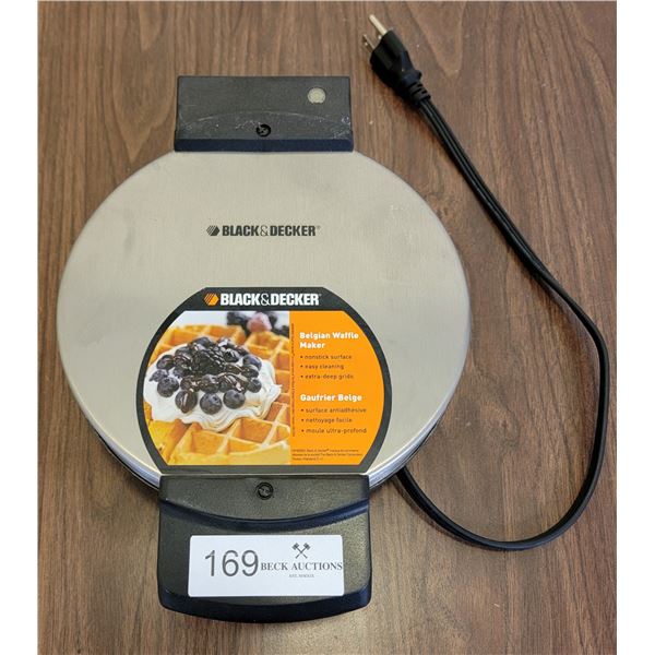 Black & Decker Belgian Waffle Maker
