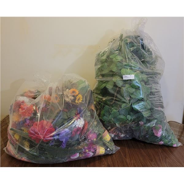 Large Assortment Of Fake Plants And Flowers For Any Creative Crafter