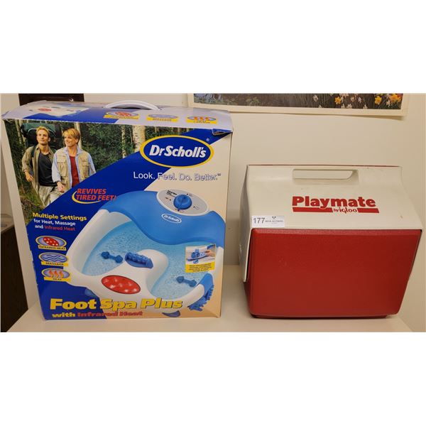 Dr. Scholl's Foot Spa Plus And Playmate By Igloo Cooler