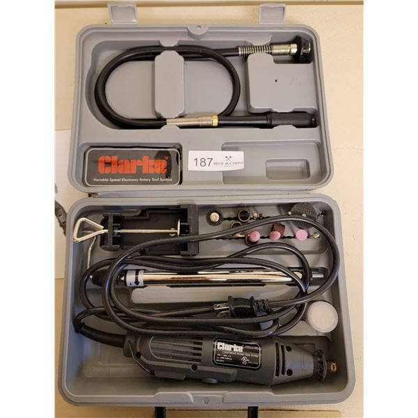 Clarke Variable Speed Electronic Rotary Tool System Model No CT 4009