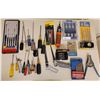 Image 2 : Assorted Drill Bits, Screwdrivers, Tweezer Set, And Hand Saws