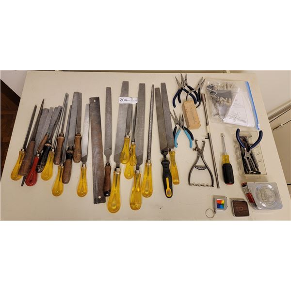 Large Assortment Of Filing Tools And More