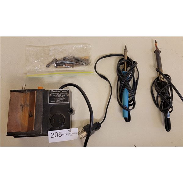 American Beauty Temperature Regulator With Two Welding Tools