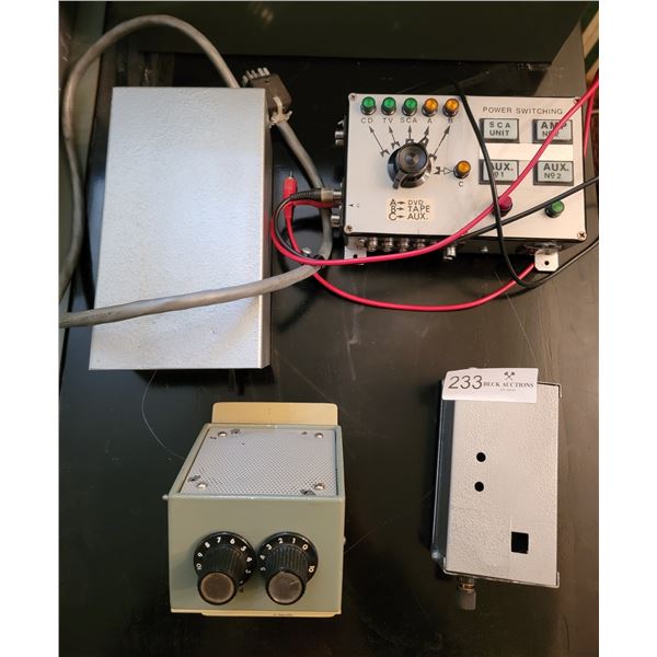 Power Switching Panel With Other Components