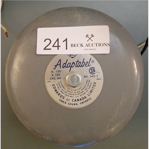 Edwards Adaptable 340-F Bell 120 Volt, CYC 60  General Signaling